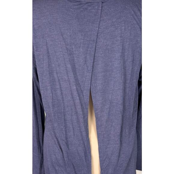RBX Active Large Blue Long Sleeve Womens Open Back Shirt NEW NWT - Picture 7 of 8